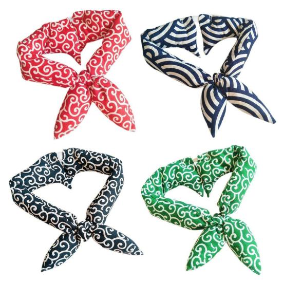 Yousheng Pet Scarf Classical Japanese Style Printed Comfortable to Wear Warm Fashionable Eye-catching Pet Scarf