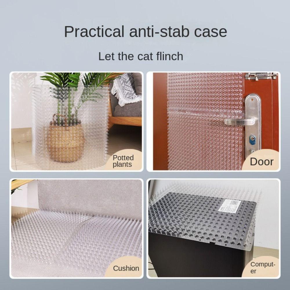 1/3/4/5pcs Garden Prickly Cat Pads Sting Mat Spiked Mats 2023 Anti Cat Stab 42*33.8CM