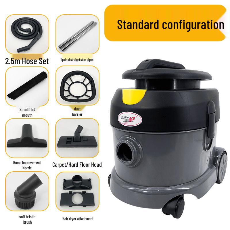 

Super Treasure SA15 Silent 15L Handheld Vacuum Cleaner for Home, Car, and Commercial Use