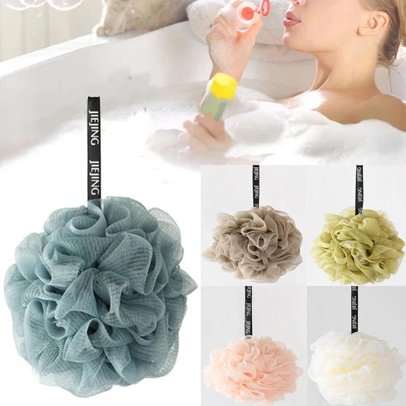 Super Soft Flower Bath Ball Mesh Sponge, Large Size, Remove Mud, Cute Rubbing Towel, Foaming Wash Shower