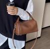 The First Layer Of Cowhide Natural Fall Fashion Pillow Women'S Bag Soft Leather Retro High-End Leather Handbag Shoulder Bag