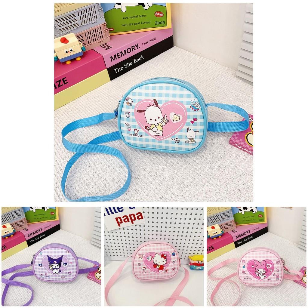 Trendy Lightweight Kids Crossbody Shoulder Bag Fashionable Cute Cartoon Backpack For Girls