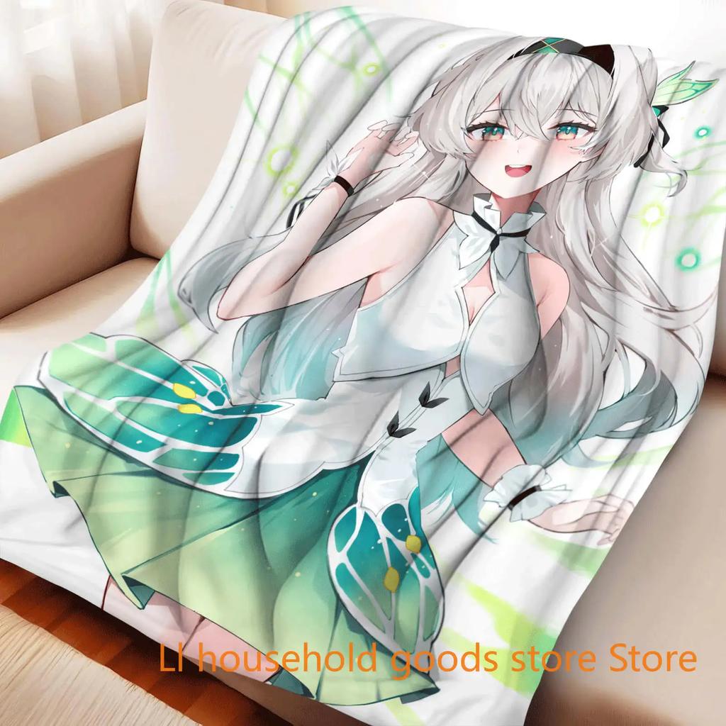 Ultra Soft Anime Flannel Throw Blanket for Cozy Relaxation Perfect for Watching TV or Sleeping