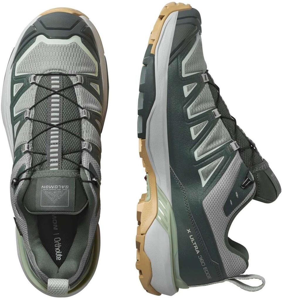 Trekking Boots Salomon X Ultra 360 Edge GTX Multisportschuhe Grey Monument urbanChic seaFoam