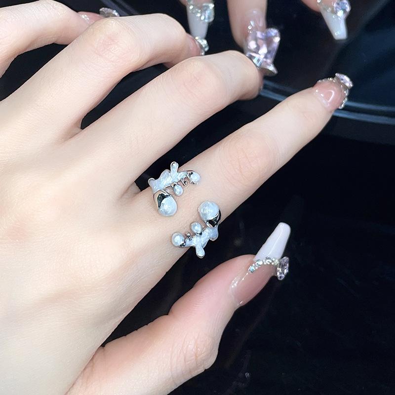Super Fairy Exquisite Three-Dimensional Butterfly Ring Female Zircon Cold Wind Niche Design Sense Advanced Sense Open Ring