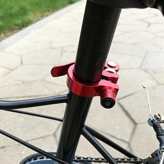 Bike Seat Post Clamp Lightweight Quick Release Aluminum Alloy 25.4 31.8 28.6 34.9 Universal Mountain Road Bicycle Seatpost Collar