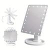 1pc Lighted Makeup Mirror, Square Battery & USB RechargeableDual-use Beauty Mirror ,Touch Screen VanityMirror,Brightnes