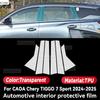 For CAOA CHERY TIGGO 7 SPORT 2025 Car Interior Center Console Screen Protective Film Anti-scratch Repair Sticker Accessories