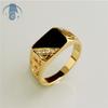 Fashion Economical Mens Enamel Drip Square Ring Classic Design Jewelry for Daily Wear Gift for Him Handmade Colorful Alloy Band