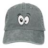 Cute Sighting Eyes Casual Stylish A Baseball Cap Hats for Men Women Denim Cap One Size