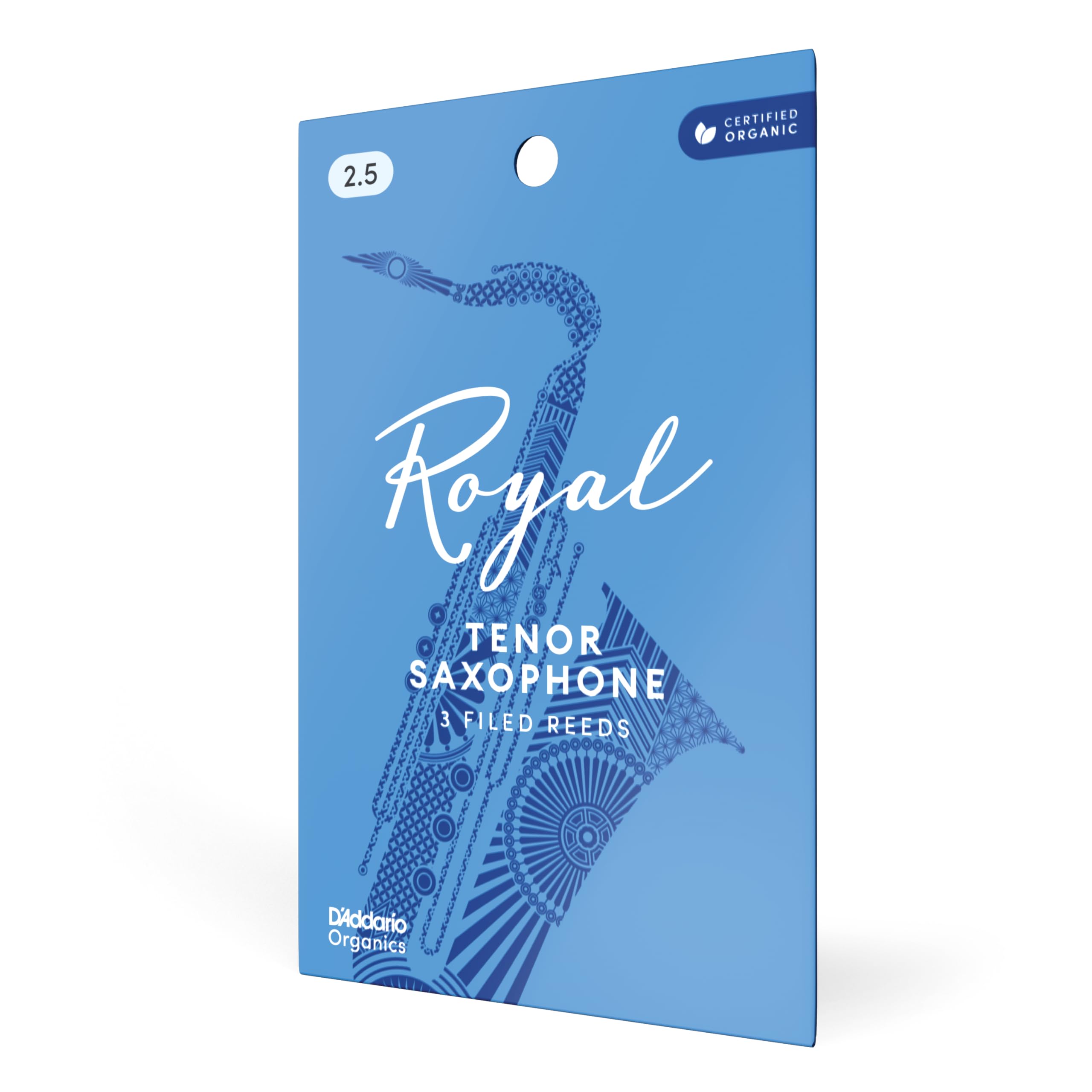 Трости WoodWinds для тенор-саксофона ROYAL RKB0325 D Addario D Addario [Твердость 2.5] 3 шт.