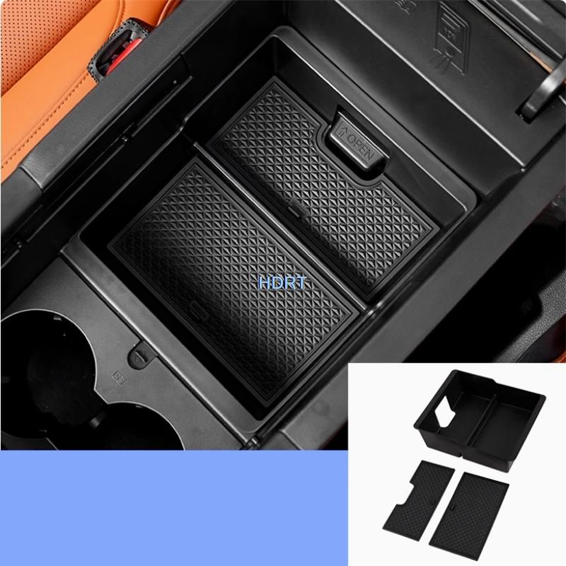Fit For GWM Haval H9 2024 + Car Styling Central Control Armrest Pad Storage Box Cover Interior Protector Decoration Accessories