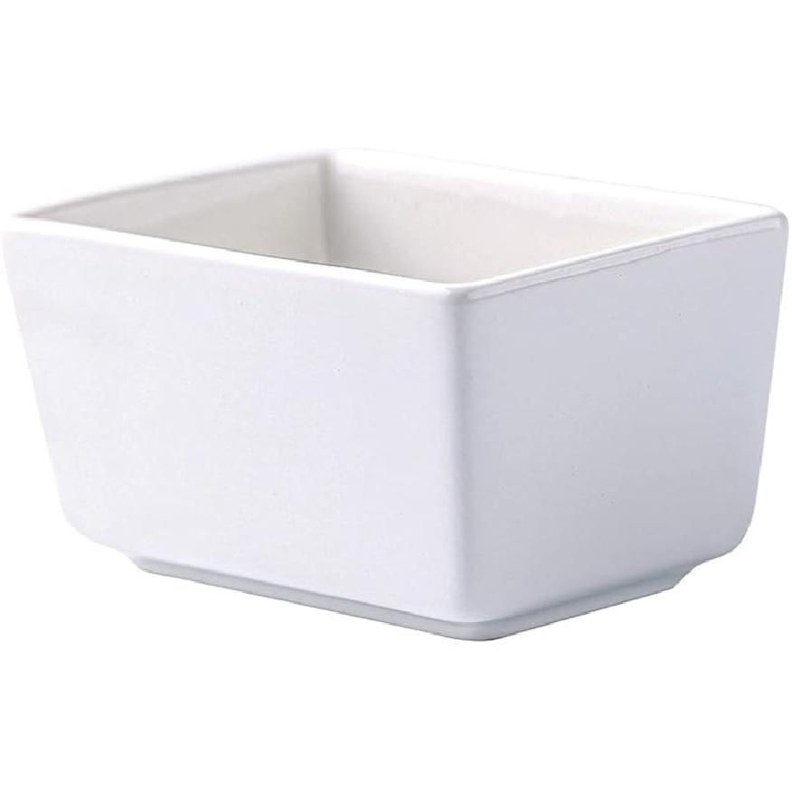 Sizikato 2pcs Pure White Porcelain Sugar Packet Holder Tea Bag Bowl, 5 Oz 1 PCS