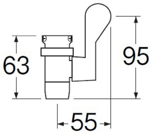 SANEI Tap with Temporary Water Stop and Volume Round PM27 Water-Saving Adjustment, Spout, 13-22mm Diameter, Screw-on Type,