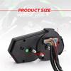 Universal 1200RPM Motorcycle Odometer Tachometer UTV LCD Digital Speedometer Gauge For 2,4 Cylinders N1-6-A02G