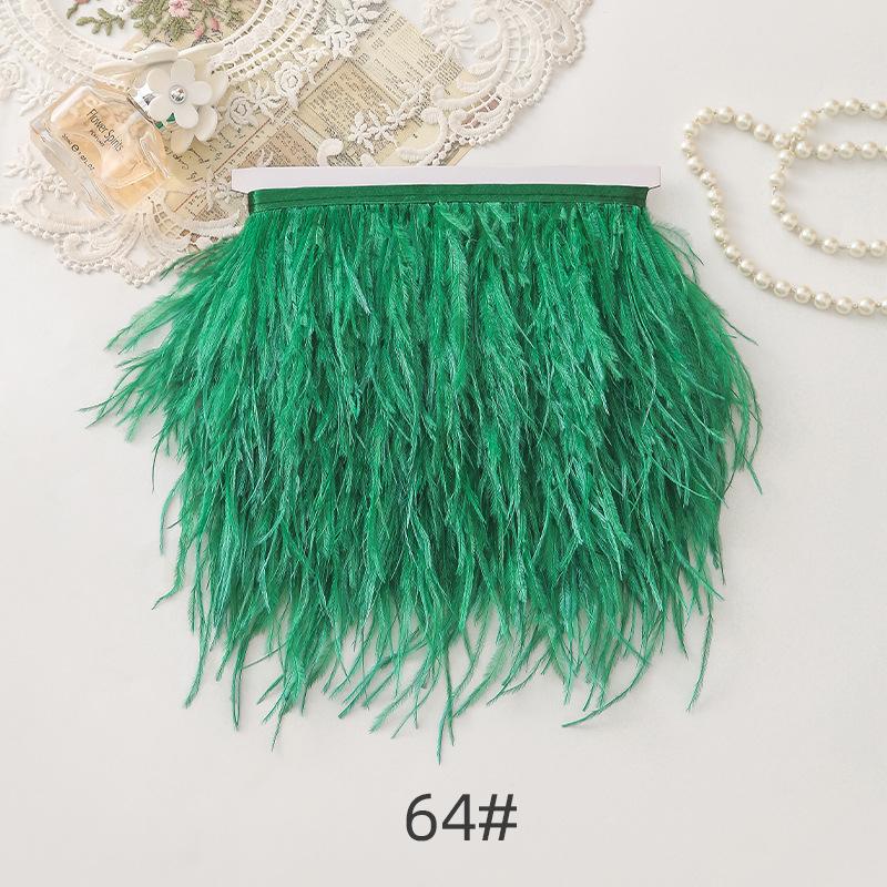 67 Color Clothing Accessories, 1 Meter Minimum Order On Ostrich Hair Cloth Edge, Decorative Feather Cloth Edge
