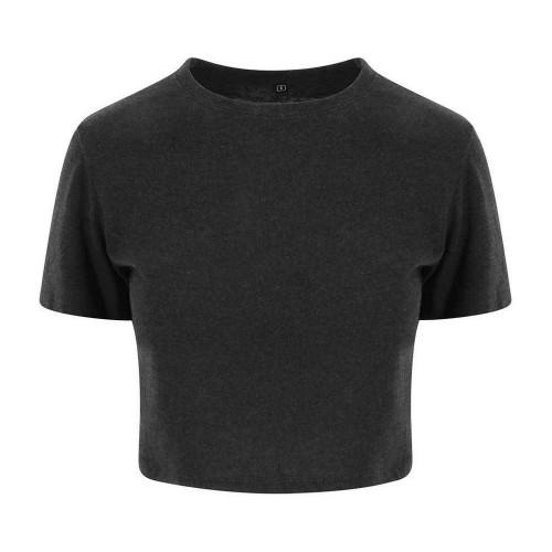 Awdis Womens/Ladies Heather Triblend Crop Top