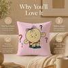 Cartoon B-Big Ear TutuS Cushion Cover Double-Sided Printed Pillow Cover Hypoallergenic Dust-Mite Proof