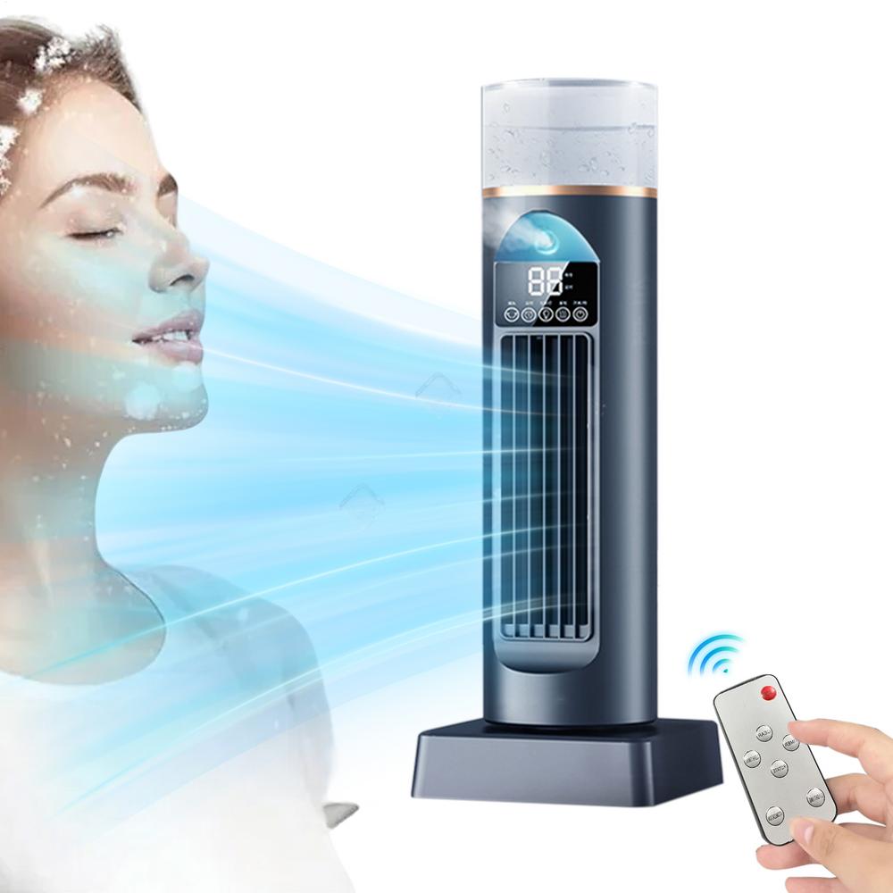 Air Conditioner Fan Portable Air Conditioner Fan Household desktop tower fan water replenishment cooling desktop fan Cool Gadget чёрный