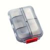 10 Compartments Travel Pill Organizer Pocket Portable Pill Storage Box Case Daily Pill Container or Purse Fish Oil Medicine
