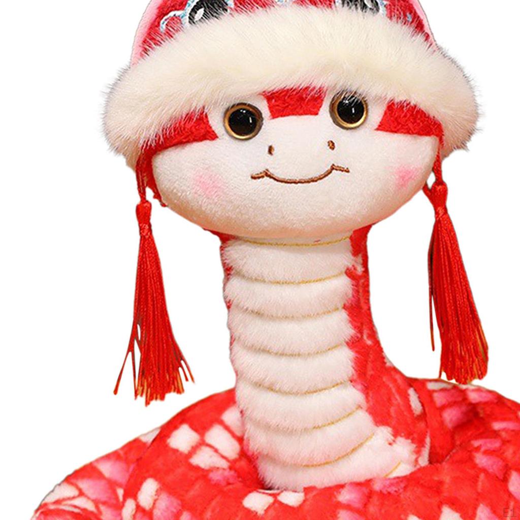 Chinese Snake Plush Toy Animal Figure for Souvenir And Celebrations