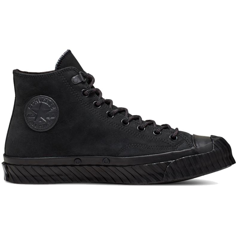 Converse Chuck 70 1970s HI Fleece Comfortable and Versatile High Top Canvas Unisex Black Warrior