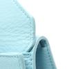 Used BALENCIAGA Paper Mini Wallet Tri-fold Wallet 391446 Leather Blue Used Women