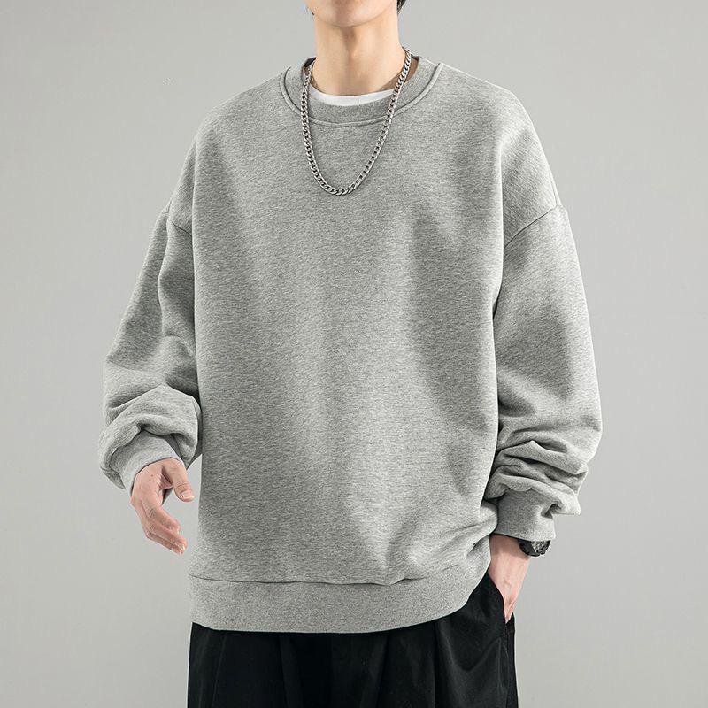 

Unisex 450G Fleece Oversized Sweatshirt – Long Sleeve, Round Neck, Ideal for Autumn and Winter S