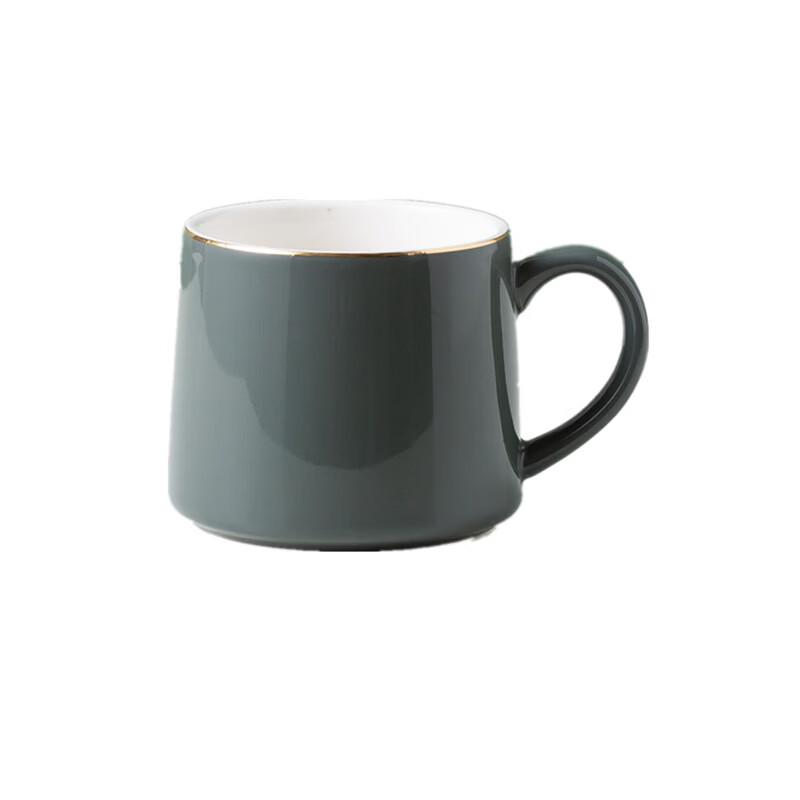 Nordic Style Gold-Trim Ceramic Mug