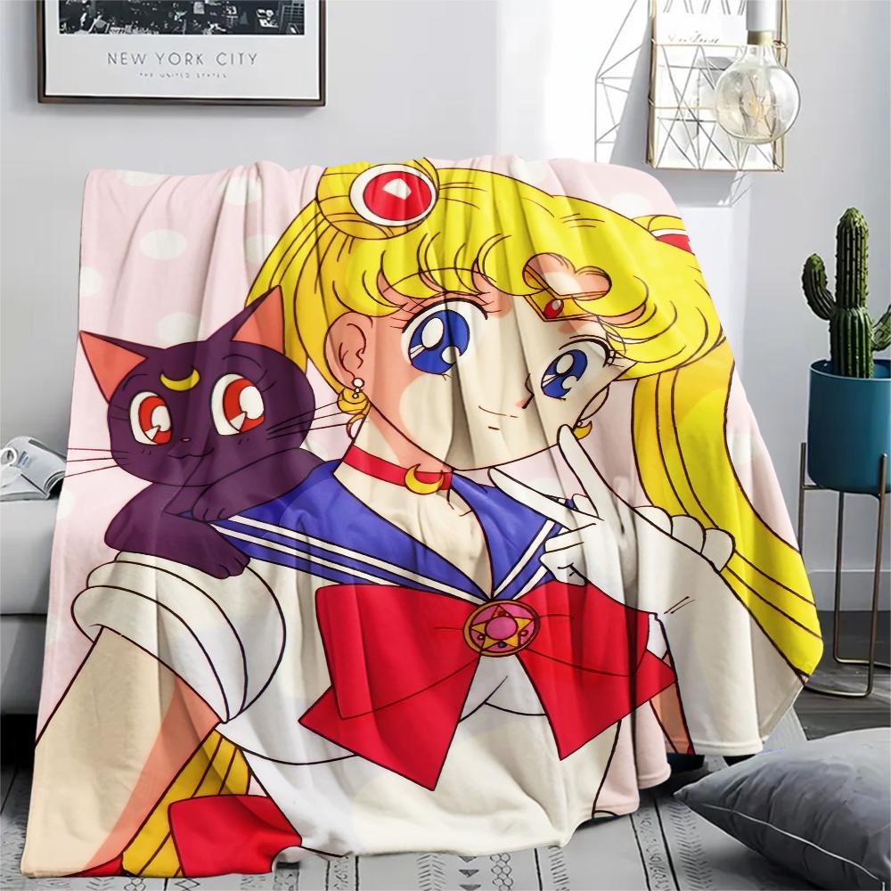 Sailor Moon Tsukino Usagi Main Blanket, Sailor Moon Fan Soft Throw, Great Gift.chl