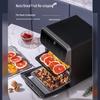2025 All-in-One Multi-Function Air Fryer Oven - Large Capacity, Visible Design for Home Use