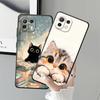 Case for Xiaomi Mi 13 Lite 14 11 12X 12T Pro 11T 12 10T Funda Phone Cover Cartoon Cat