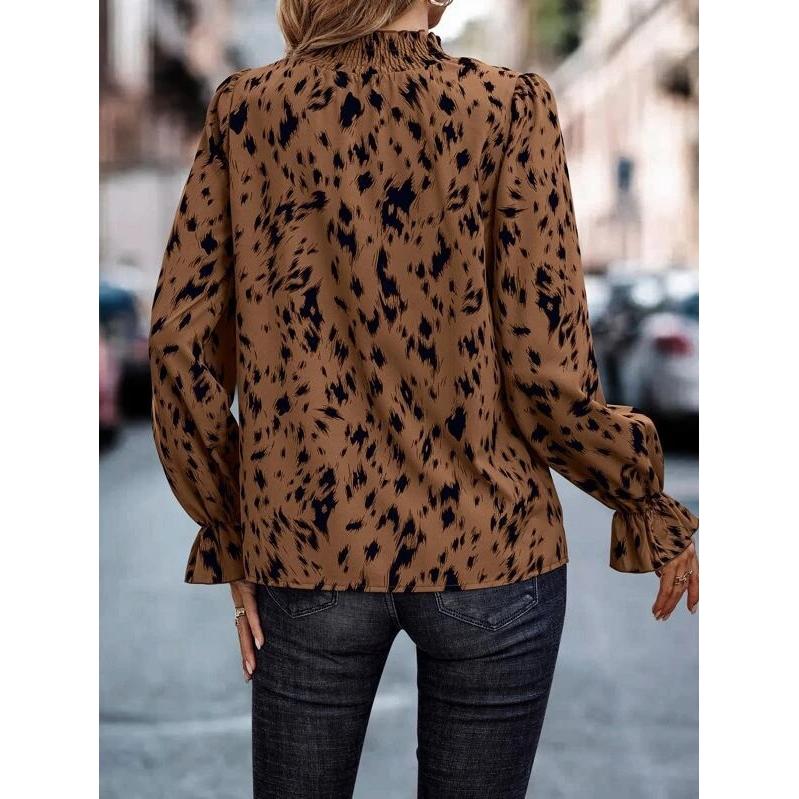 Women's Long Sleeved Shirt New Autumn and Winter Pullover Long Sleeved Semi High Neck Women's Clothing Inner and Outer Shirts