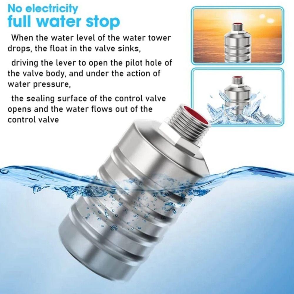 Stainless Steel Floating Ball Valve Automatic Water Tower Shutoff Valve Shutoff Valve  Restaurant