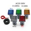 AC 60-500V 1-100A LED Digital Voltmeter Ammeter Hertz HZ Signal Lights 220V Voltage Current Meter Volt Amp Tester Detector