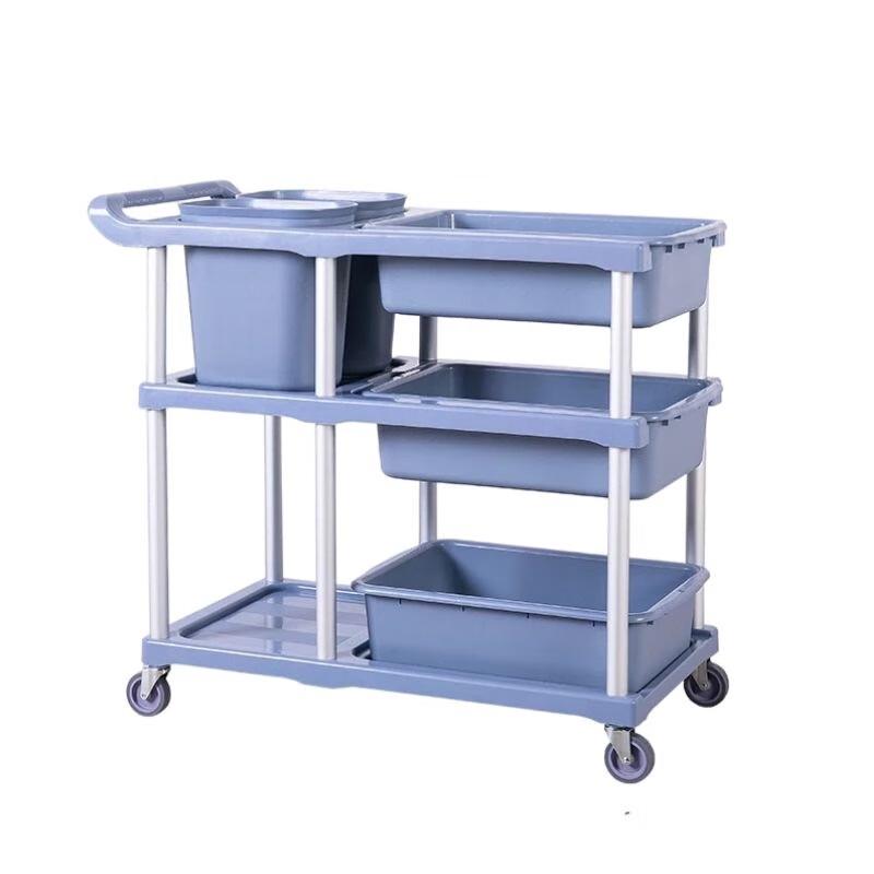 Commercial Plastic Dining & Recycling Cart