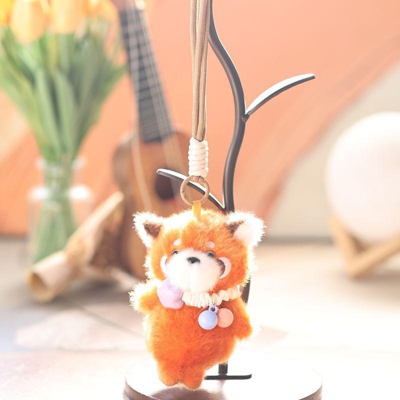 Cute Raccoon Plush Keychain With Soft Pp Cotton For Bag Decor And Gifts