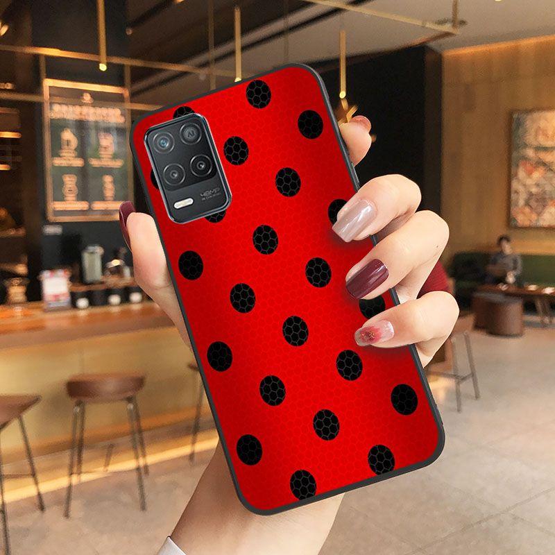 Red Black Gold Polka dots Dot Phone cover For oppo Realme 8Pro 6PRO 6i 7pro 9i 9pro C11 C21Y C21 C25Y C25S C3 Q3S XT Cases coque