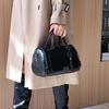 2025 Autumn and Winter New Korean Version Easy To Fit Retro Shoulder Crossbody Boston Pillow Bag Women's Handbag