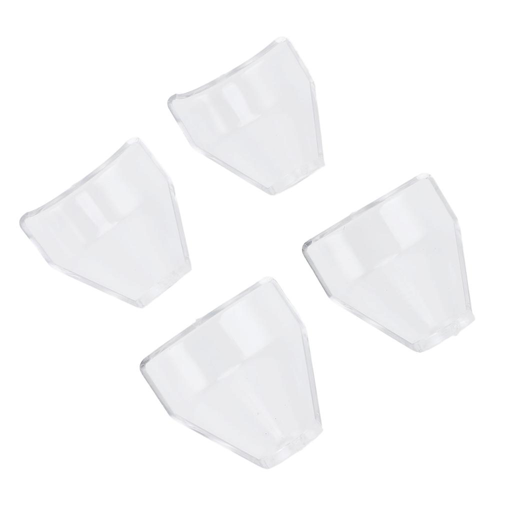 4Pcs Rotary Tool Shield Attachment ABS Transparent Dustproof Electric Grinder Drill Cover 18mm