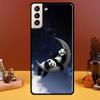 Roztomilá kreslená panda pro Samsung Galaxy S22 Ultra S20 S21 FE S10 S10e S9 Note 10 Plus Note 20 Ultra pouzdro na telefon