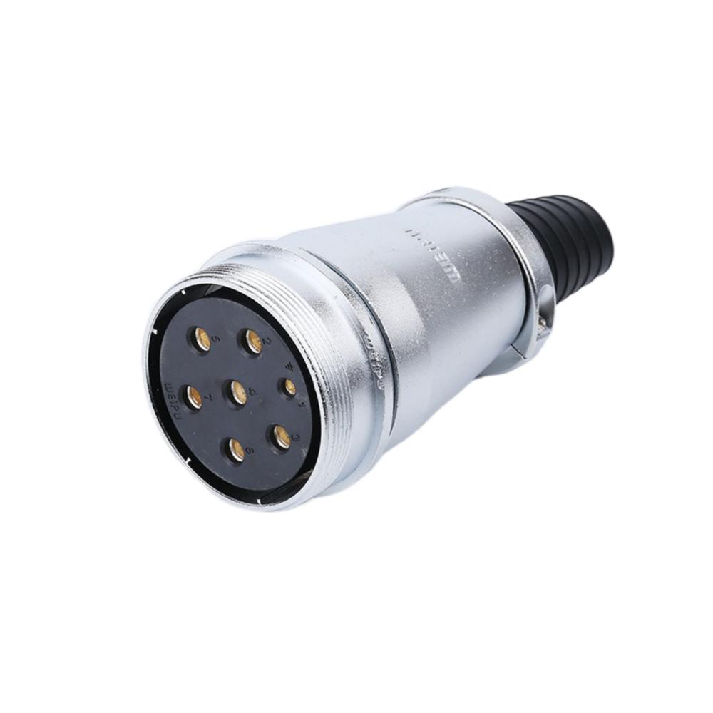 WEIPU WS55 TQ/ZQ M55 Waterproof Automotive Wire Connector Panel Mount 4 7 40 53 61 Pin 50A 150 Amp Electrical Power Connectors
