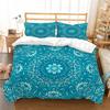Geometric Shape Quilt Cover Pillowcase Two Three Piece Set Polyester Home Textile Kit 3D Digital Printing