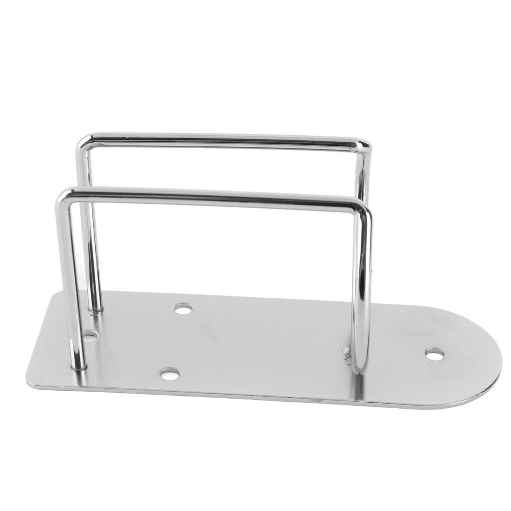 Electric Clippers Holder Stainless Steel Wall Mounted Hair Trimmer Storage Organize Rack Silver