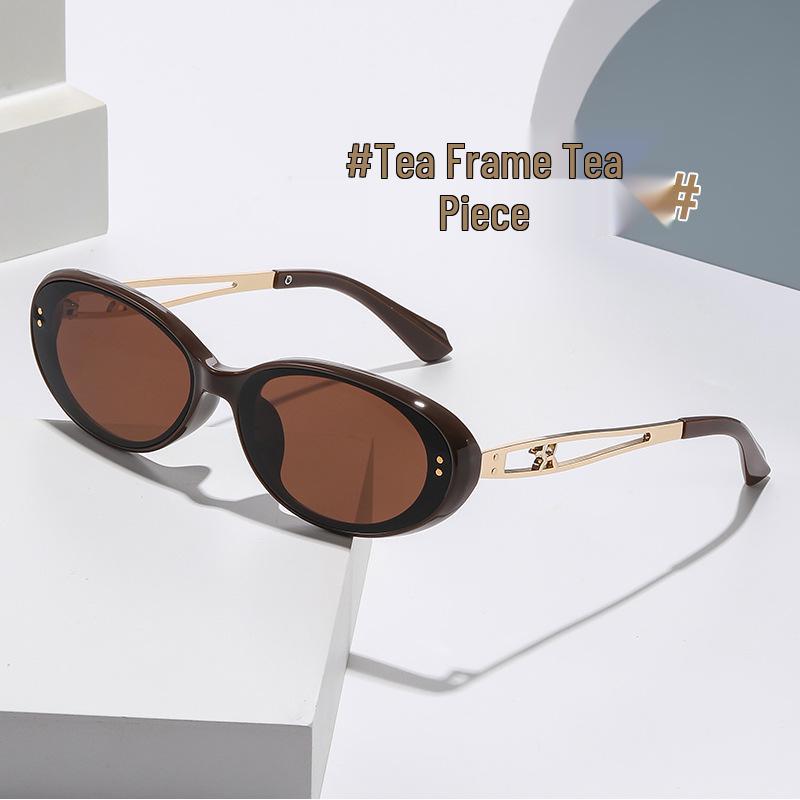 Millennium Hot Girl Cat Eye Sunglasses - Trendy European & American Retro Style Women's Sun Protection