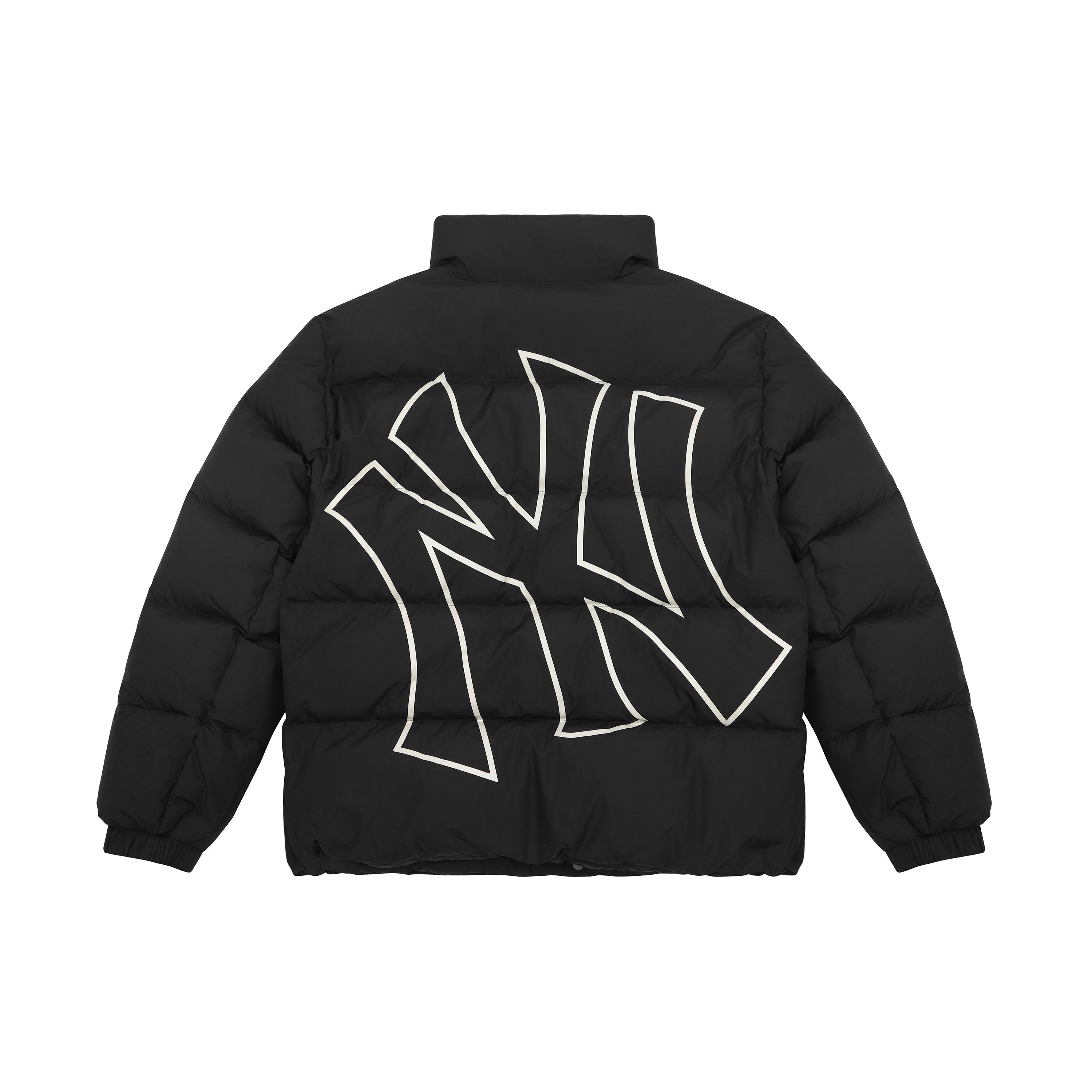 

New MLB New York Yankees Down Jacket Cropped Unisex Black 3ADJB0116-50BKS S