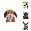 Macchine artigliate per bambole di animali del bosco all'ingrosso, Tigri e leoni di peluche da quattro pollici, Decorazioni e accessori portachiavi in peluche, Cotone PP, Personalizzabile)