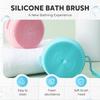 Shower Scrubber for Body Soft Handheld Cleansing Skin Brush Silicone Body Brush for Sensitive All Kinds Of Skin Women Men Adults