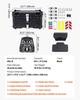 65L Motorrad Topcase Universelle Motorrad Heckbox mit Lederfutter