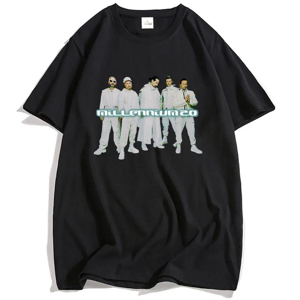Backstreet Boys Millennium 2.0 T-Shirt Kurzarm T-Shirts Lässige Mode T-Shirt O-Ausschnitt Grafik-Tees Unisex